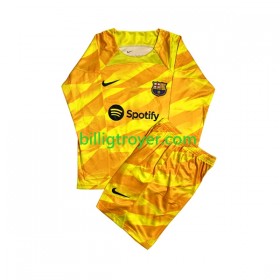 Billige Fotballdrakter FC Barcelona Ter Stegen 1 Keeper Barn Fjerdedraktsett 2023/24 Langermet